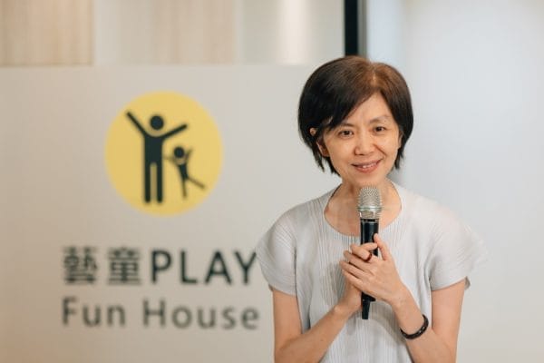 國家兩廳院藝術總監劉怡汝表示，兩廳院以「全齡」的角度為出發，讓親子有更多接近劇場的機會（國家兩廳院提供攝影：蔡耀徵）
