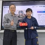 康乃薾國際實驗國高中連品羲同學的「速乾衣架」