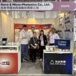 筑波科技與奈微光合展矽光子整合方案 (左起：應用工程師 李冠廷、業務經理謝易錚、行銷專員 洪蜜禪、市場部行銷經理 林孟樺、資深系統整合經理張龍維)