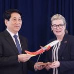 新聞稿照片一 ：越南國家主席梁強出席波音與越捷航空的飛機交付典禮