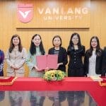 中國文化大學由計畫主持人楊馥如教務長親自至文朗大學辦理簽約姐妹校事宜。
