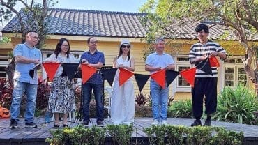 文化大學藝術學院攜手陽明山店家與文化單位舉辦「2025陽明山草地音樂季」，開幕典禮熱鬧登場。